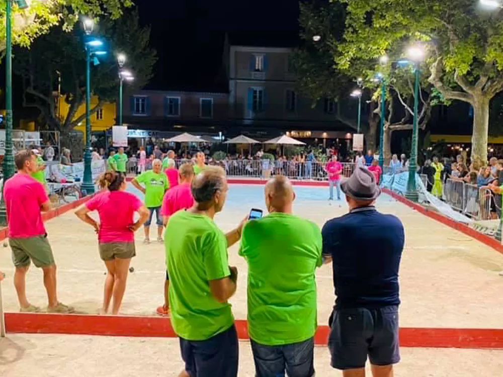 Création tournois pétanque place des lices
